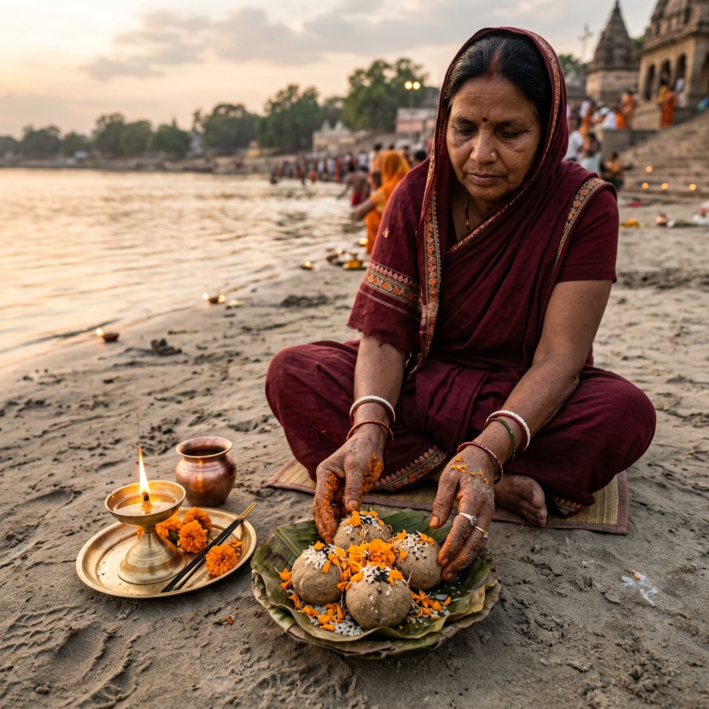 Sita Devi's Oblation to King Dasharatha